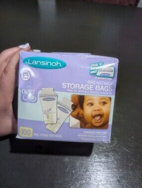 Lansinoh Breastmilk Storage Bags 100ct New In Box